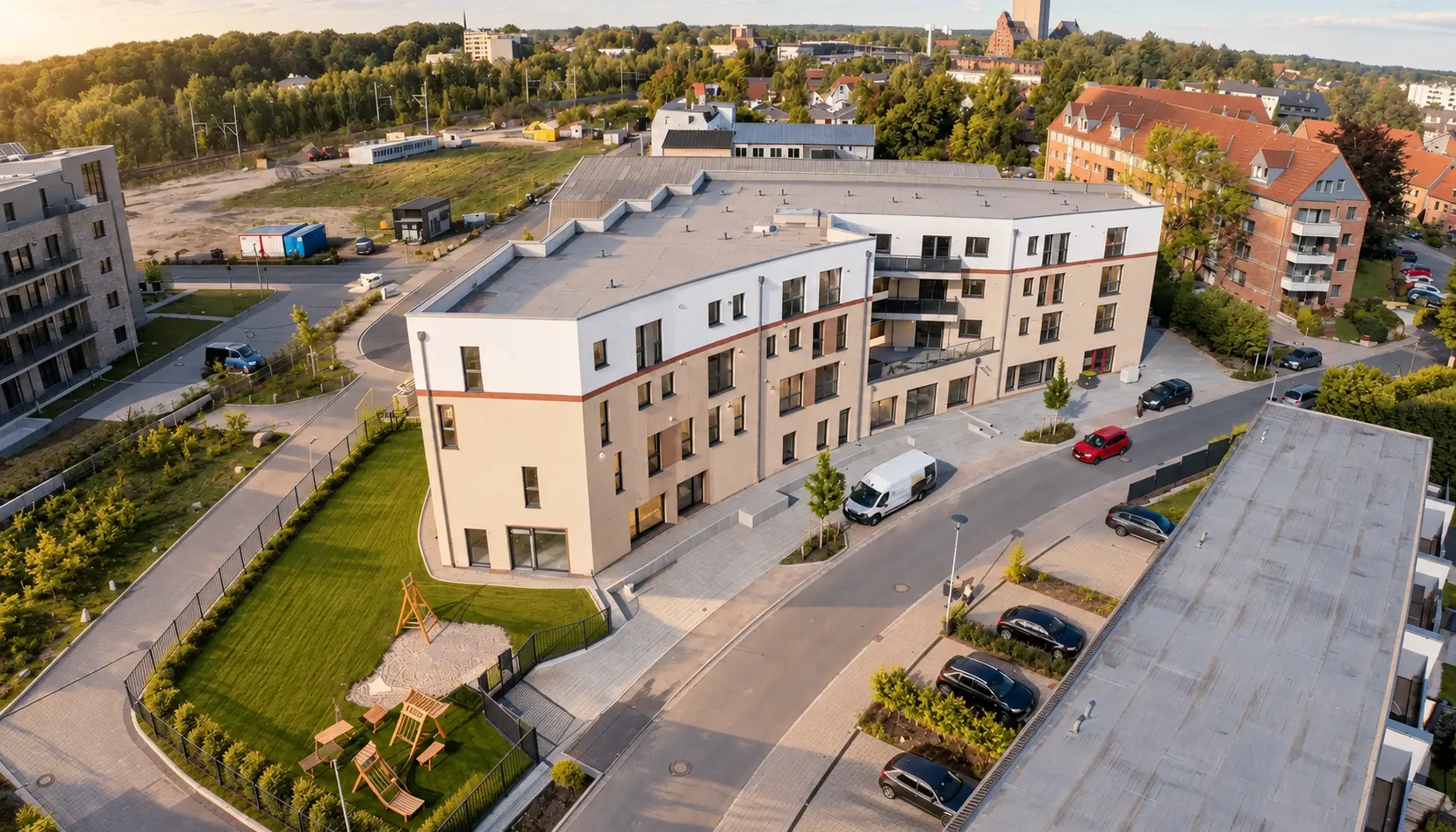Der Neubau Hebbelstraße 33 in Bad Oldesloe